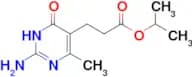 Isopropyl 3-(2-amino-4-hydroxy-6-methyl-5-pyrimidinyl)propanoate