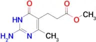 Methyl 3-(2-amino-4-hydroxy-6-methyl-5-pyrimidinyl)propanoate