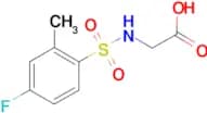 N-[(4-fluoro-2-methylphenyl)sulfonyl]glycine