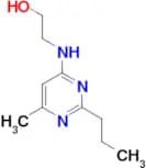 2-[(6-methyl-2-propyl-4-pyrimidinyl)amino]ethanol