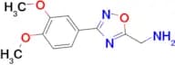 1-[3-(3,4-dimethoxyphenyl)-1,2,4-oxadiazol-5-yl]methanamine