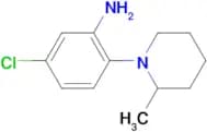 5-chloro-2-(2-methyl-1-piperidinyl)aniline