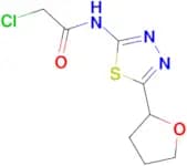 2-chloro-N-[5-(tetrahydro-2-furanyl)-1,3,4-thiadiazol-2-yl]acetamide