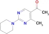 1-[4-methyl-2-(1-piperidinyl)-5-pyrimidinyl]ethanone