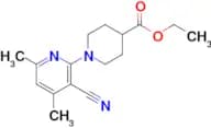 Ethyl 1-( 3'-cyano-4',6'-dimethylpyridin-2'-yl)-iso-nipecotate