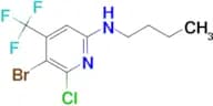 5-Bromo-N-butyl-6-chloro-4-(trifluoromethyl)pyridin-2-amine