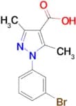 1-(3-Bromo-phenyl)-3,5-dimethyl-1H-pyrazole-4-carboxylic acid