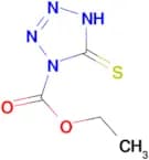 5-Mercapto-tetrazole-1-carboxylic acid ethyl ester