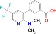 3-[2-(Dimethylamino)-5-(trifluoromethyl)pyridin-3-yl]benzoic acid
