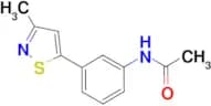 N-[3-(3-Methyl-isothiazol-5-yl)-phenyl]-acetamide