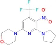 4-(5-Nitro-6-pyrrolidin-1-yl-4-trifluoromethyl-pyridin-2-yl)-morpholine