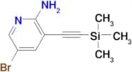5-Bromo-3-((trimethylsilyl)ethynyl)pyridin-2-amine