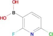 (6-Chloro-2-fluoropyridin-3-yl)boronic acid