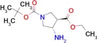 (3R,4S)-1-tert-Butyl 3-ethyl 4-aminopyrrolidine-1,3-dicarboxylate