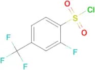 2-Fluoro-4-(trifluoromethyl)benzene-1-sulfonyl chloride