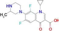 1-Cyclopropyl-6,8-difluoro-7-(3-methylpiperazin-1-yl)-4-oxo-1,4-dihydroquinoline-3-carboxylic acid