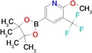 2-Methoxy-5-(4,4,5,5-tetramethyl-1,3,2-dioxaborolan-2-yl)-3-(trifluoromethyl)pyridine