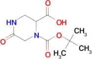 1-(tert-Butoxycarbonyl)-5-oxopiperazine-2-carboxylic acid