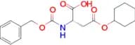 (S)-2-(((Benzyloxy)carbonyl)amino)-4-(cyclohexyloxy)-4-oxobutanoic acid