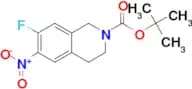 Tert-Butyl 7-fluoro-6-nitro-3,4-dihydroisoquinoline-2(1H)-carboxylate