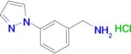 (3-(1H-Pyrazol-1-yl)phenyl)methanamine hydrochloride