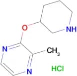 2-Methyl-3-(piperidin-3-yloxy)pyrazine hydrochloride