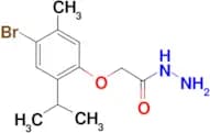 2-(4-bromo-2-isopropyl-5-methylphenoxy)acetohydrazide