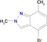 4-BROMO-2,7-DIMETHYL-2H-INDAZOLE