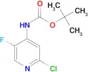 TERT-BUTYL 2-CHLORO-5-FLUOROPYRIDIN-4-YLCARBAMATE