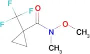 N-METHOXY-N-METHYL-1-(TRIFLUOROMETHYL)CYCLOPROPANECARBOXAMIDE