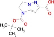 1-(TERT-BUTOXYCARBONYL)-2,3-DIHYDRO-1H-IMIDAZO[1,2-B]PYRAZOLE-6-CARBOXYLIC ACID