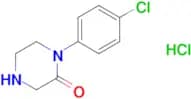1-(4-CHLOROPHENYL)PIPERAZIN-2-ONE HCL