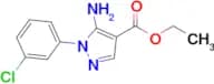 Ethyl 5-amino-1-(3-chlorophenyl)-1H-pyrazole-4-carboxylate