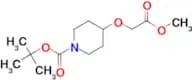 Tert-Butyl 4-(2-methoxy-2-oxoethoxy)piperidine-1-carboxylate
