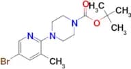 Tert-Butyl 4-(5-bromo-3-methylpyridin-2-yl)piperazine-1-carboxylate