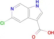 5-Chloro-1H-pyrrolo[2,3-c]pyridine-3-carboxylic acid
