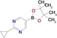 2-Cyclopropyl-5-(4,4,5,5-tetramethyl-1,3,2-dioxaborolan-2-yl)pyrimidine