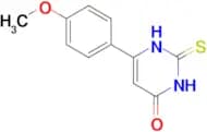 6-(4-Methoxyphenyl)-2-thioxo-2,3-dihydropyrimidin-4(1H)-one