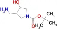 Tert-Butyl 3-(aminomethyl)-4-hydroxypyrrolidine-1-carboxylate