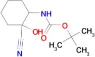 Tert-butyl 2-cyano-2-hydroxycyclohexylcarbamate
