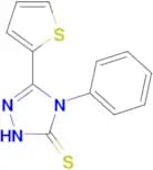 4-phenyl-3-(2-thienyl)-1,2,4-triazoline-5-thione  98%