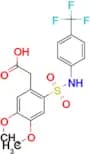 2-(4,5-Dimethoxy-2-(((4-(trifluoromethyl)phenyl)amino)sulfonyl)phenyl)acetic acid, 95%