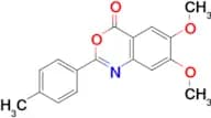 6,7-Dimethoxy-2-(p-tolyl)-4H-benzo[d][1,3]oxazin-4-one