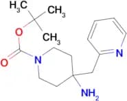 Tert-Butyl 4-amino-4-(pyridin-2-ylmethyl)piperidine-1-carboxylate