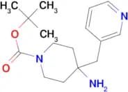 Tert-Butyl 4-amino-4-(pyridin-3-ylmethyl)piperidine-1-carboxylate
