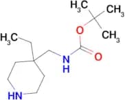 Tert-Butyl (4-ethylpiperidin-4-yl)methylcarbamate