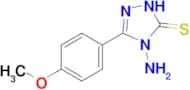 4-Amino-5-(4-methoxy-phenyl)-4H-[1,2,4]triazole-3-thiol