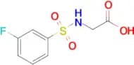 {[(3-fluorophenyl)sulfonyl]amino}acetic acid