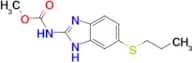 Methyl N-[6-(propylsulfanyl)-1H-1,3-benzodiazol-2-yl]carbamate