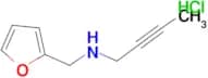 N-(2-furylmethyl)-2-butyn-1-amine hydrochloride
